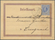 Niederlande - Ganzsachen: 1877, Two Stationery Card Forerunners (cards Toned) With Violet Border In - Postal Stationery