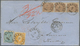 Norwegen: 1865 Entire Letter From Sarpsborg To Amiens, FRANCE Via Sandøsund And Calais, Franked By K - Covers & Documents