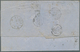 Norwegen: 1860. Envelope (horizontal And Vertical Fold, Traces Of Ageing) Addressed To France Bearin - Briefe U. Dokumente