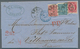 Norwegen: 1872. Envelope Addressed To France Bearing Yvert 14, 4s Blue, Yvert 15, 8s Rose And Yvert - Covers & Documents