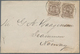 Norwegen: 1883, INCOMING MAIL: Portugal, 50 R Blue Luis I., Single Franking On Cover From SETUBAL, 1 - Lettres & Documents