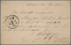 Norwegen - Ganzsachen: 1882/1891, Four Postal Stationery Postcards 5 Öre Gray And 6 Öre Brown To Den - Entiers Postaux
