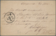 Norwegen - Ganzsachen: 1882/1891, Four Postal Stationery Postcards 5 Öre Gray And 6 Öre Brown To Den - Postal Stationery