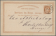 Norwegen - Ganzsachen: 1882/1891, Four Postal Stationery Postcards 5 Öre Gray And 6 Öre Brown To Den - Entiers Postaux