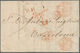 Österreich - Vorphilatelie: 1843, Roter K2 "TRIEST FRANCO" Auf Kpl. Faltbrief Mit Weiteren 7 Rotem S - ...-1850 Prephilately