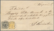 Österreich: 1850-54 2 Kr. Schwarz Und 1 Kr. Goldgelb, Beide Auf Maschinenpapier Und Gebraucht Auf Fa - Unused Stamps