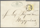 Österreich: 1858, 2 Kr Gelb, Type I, Entwertet Mit K1 MARBURG, 13/11, Einzelfrankatur Auf Komplettem - Unused Stamps