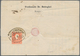 Österreich: 1859 3 Kr. Grün (vorderseitig) Und 5 Kr. Rot (rückseitig) Auf Komplettem Ortschargebrief - Unused Stamps