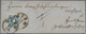 Österreich: 1860, 15 Kr Blau Einzelfrankatur Mit K1 WIEN Und Taxe "1" Auf Brief Nach Herbstein In He - Unused Stamps