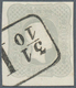 Österreich: 1861, 1.05 Kr. Hellgrau, Farbfrisch, Klarer Teilstempel "31 / 10 I." (Müller Nr. 3754 A - Unused Stamps