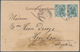 Österreich: 1903/1906, 5 H Grün Im Paar Auf Ansichtskarte Von Wien Nach HONKONG Mit Eingangsstempel - Unused Stamps
