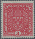 Österreich: 1917, Freimarke Wappen Auf Normalem Papier, 3 Kr. Dunkellilarot, Breites Format 26:29 Mm - Unused Stamps