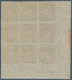 Österreich: 1918, 7 K FLUGPOST Auf 10 K Ungezähnt Im Postfrischen Eckrand-Neunerblock! Spektakuläre - Unused Stamps