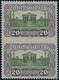 Delcampe - Österreich: 1919, Freimarken "Parlamentsgebäude", Zusammenstellung Von 44 Teilgezähnten Einheiten Mi - Unused Stamps