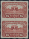 Delcampe - Österreich: 1919, Freimarken "Parlamentsgebäude", Zusammenstellung Von 44 Teilgezähnten Einheiten Mi - Unused Stamps