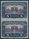 Delcampe - Österreich: 1919, Freimarken "Parlamentsgebäude", Zusammenstellung Von 44 Teilgezähnten Einheiten Mi - Unused Stamps