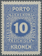 Österreich - Portomarken: 1916, 5 Kr. Und 10 Kr. Je In Linienzähnung L12½, Postfrisch, 5 Kr. Vom Obe - Taxe