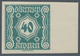 Delcampe - Österreich - Portomarken: 1922, Ziffern, 10 Kr. Bis 50 Kr. Kleines Format, Sechs Werte Ungezähnt Vom - Postage Due