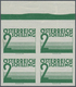 Österreich - Portomarken: 1925/1932, Ziffern 5 Gr., 24 Gr., 1 Sch. Und 2 Sch. Je In Ungezähnten Ober - Postage Due