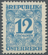 Österreich - Portomarken: 1949/1957, Ziffern, Vier Essays Einer Nicht Realisierten Zeichnung Mit Wer - Postage Due