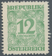 Österreich - Portomarken: 1949/1957, Ziffern, Vier Essays Einer Nicht Realisierten Zeichnung Mit Wer - Taxe