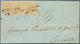 Österreich - Lombardei Und Venetien: 1850, 3x 5c Ocker Auf Briefteil Von Desenzano Nach Limone. Sign - Lombardo-Vénétie
