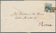 Österreich - Lombardei Und Venetien: 1854, 45 Cent., Maschinenpapier, Auf Brief Von PALMA 10./. 1858 - Lombardy-Venetia