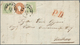 Österreich - Lombardei Und Venetien: 1862/1863, 2 X 3 Soldi Grün (2.Ausgabe) Und 10 Soldi Rötlichbra - Lombardy-Venetia