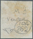 Österreich - Lombardei Und Venetien - Stempel: VERONA, Stummer Stempel (Sassone 11 P.) Auf 10 Centte - Lombardy-Venetia