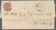 Österreich - Lombardei Und Venetien - Stempel: 1851, "VERONA", Stummer Mühlradstempel Auf 15 C Rot, - Lombardo-Vénétie