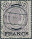 Österreichische Post Auf Kreta: 1904, 2 Fr. Auf 2 Kr. Violettgrau Sauber Gestempelt, Signiert G.Zenk - Levant Autrichien