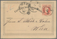 Österreichische Post In Der Levante: 1883. Austrian Levant Postal Stationery Card '5 Soldi' Red Canc - Levant Autrichien