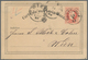 Österreichische Post In Der Levante: 1883. Austrian Levant Postal Stationery Card '5 Soldi' Red Canc - Levante-Marken