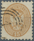 Österreichische Post In Der Levante: 1864, 15 Soldi Dunkelbraun, Sauber Gezähntes Kabinettstück Mit - Levant Autrichien