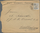Österreichische Post In Der Levante: 1898, 1 Pia. Auf 10 Kr. Mit Perfin "PM" Auf Firmen-Vordruckumsc - Levante-Marken