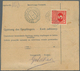 Österreichisch-Ungarische Feldpost - Allgemeine Ausgabe: 1918 (25.10.), Postbegleitadresse Frankiert - Autres & Non Classés