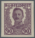 Delcampe - Österreichisch-Ungarische Feldpost - Allgemeine Ausgabe: 1918, Vierzehn UNGEZÄHNTE UNVERAUSGABTE Wer - Sonstige & Ohne Zuordnung