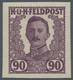 Delcampe - Österreichisch-Ungarische Feldpost - Allgemeine Ausgabe: 1918, Vierzehn UNGEZÄHNTE UNVERAUSGABTE Wer - Other & Unclassified