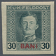 Delcampe - Österreichisch-Ungarische Feldpost - Rumänien: 1917, Siebzehn UNGEZÄHNTE Marken Kaiser Karl 1 H Bis - Other & Unclassified