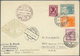 Österreich - Flugpost: 1933, Segelflug Kronfeld Wien-Semmering, Postkarte Mit Bunter Frankatur Mit S - Autres & Non Classés