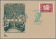 Österreich - Stempel: 1950, 60 G "Stille Nacht" Auf PAX-Karte Mit Grünem Stempel CHRISTKINDL, 24.XII - Machines à Affranchir (EMA)