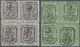 Ostrumelien: 1885. Ottoman Stamps Of 1884 Overprinted "JUZNA BULGARIJA" (cyrillic) Arounf "Bulgarian - Autres & Non Classés