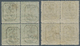 Ostrumelien: 1885. Ottoman Stamps Of 1884 Overprinted "JUZNA BULGARIJA" (cyrillic) Arounf "Bulgarian - Autres & Non Classés