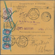 Polen - Russische Periode: 1908/09 Accompanying Cards For Three Parcels All With Declared Value And - Other & Unclassified