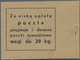 Polen: 1938. Booklet With Money And Hand. Stamps Stuck. - Unused Stamps