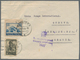 Polen: 1945/46 A Card With Civil Censorship In The CSSR As Well As A Letter With Censorship Of The F - Unused Stamps