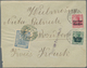 Polen - Bestellpostanstalten: PRZEDBORZ 1917, 2?.12.17, 4gr. Blue Perforated, Type 6, Paying Local C - Sonstige & Ohne Zuordnung