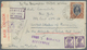 Polen - Besonderheiten: 1943, Polish Field Posts In India, KGVI 1 R. Resp. 3 A. (pair) Tied "POCTZA - Other & Unclassified