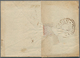 Portugal - Vorphilatelie: 1806. Pre-stamp Envelope Addresssed To London Cancelled By Oval Fran/Quead - ...-1853 Préphilatélie