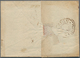 Portugal - Vorphilatelie: 1806. Pre-stamp Envelope Addresssed To London Cancelled By Oval Fran/Quead - ...-1853 Prephilately